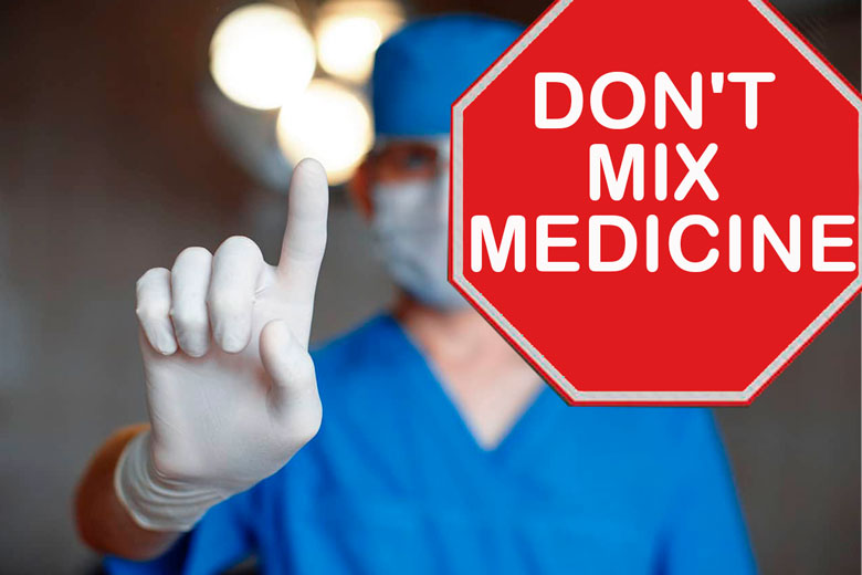 Смешивать лекарства не рекомендуется